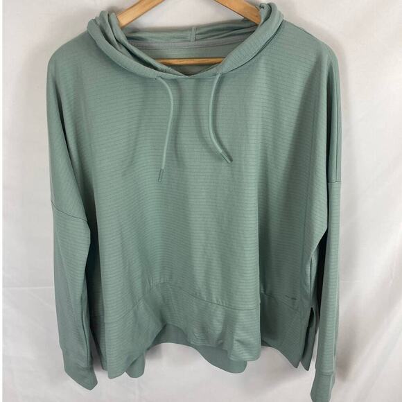 Mondetta Ottoman Abyss Green soft hoodie Large - Picture 2 of 6